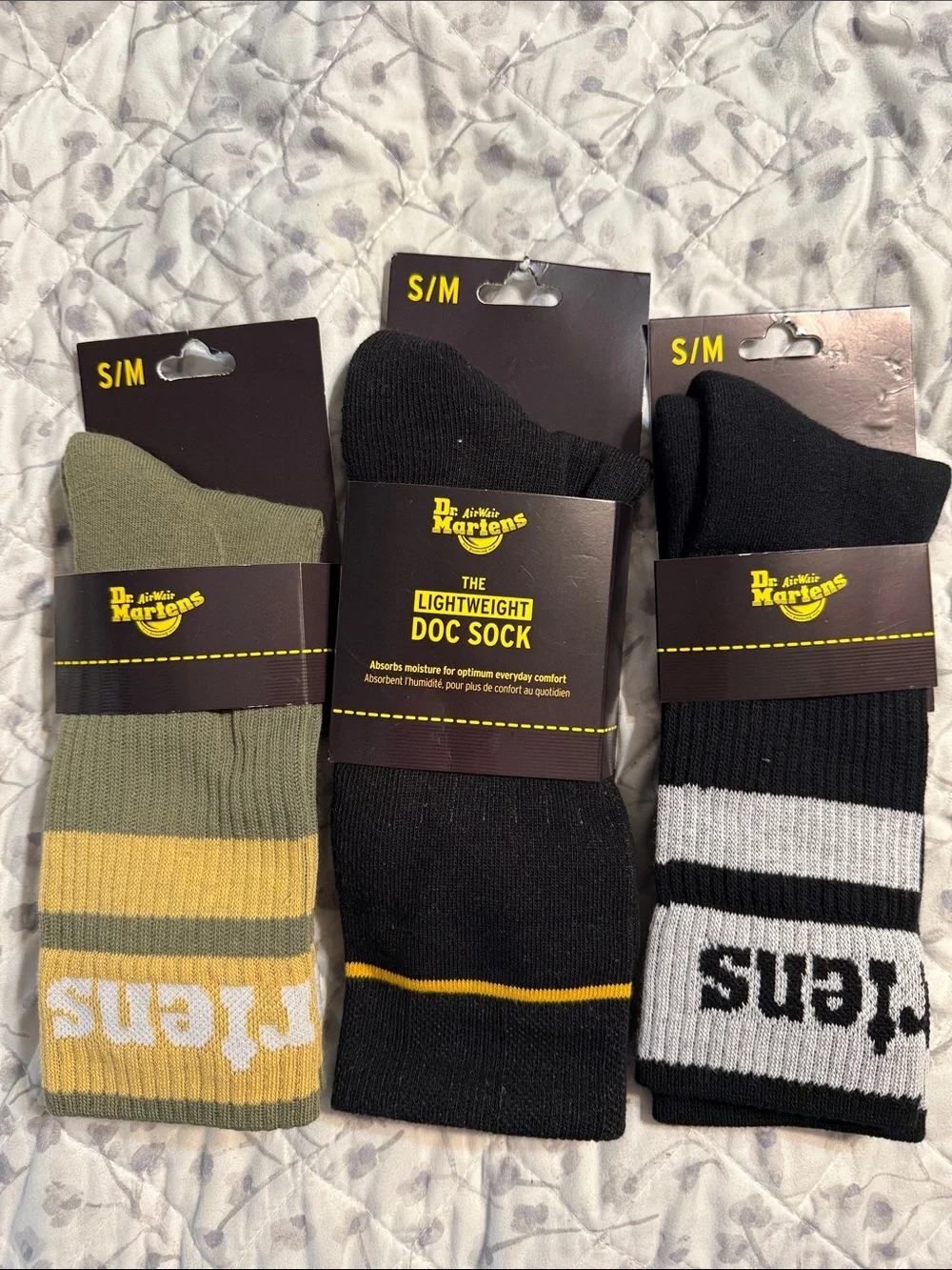 Set/3 Dr Martens socks S/M